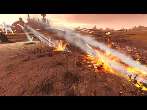 The Empire Artillery VS 4680 Zombies - Total War: Warhammer 2