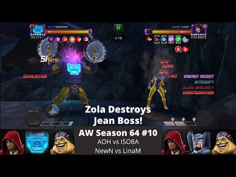 The Fridge Is Back | AW Season 64 #10 | AOH vs ISO8A, NewN vs LinaM | Marvel Contest of Champions