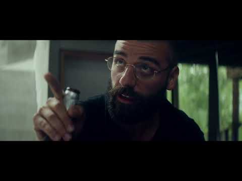 Ex Machina official A24 teaser trailer still, Ava observed through glass, soundtrack context