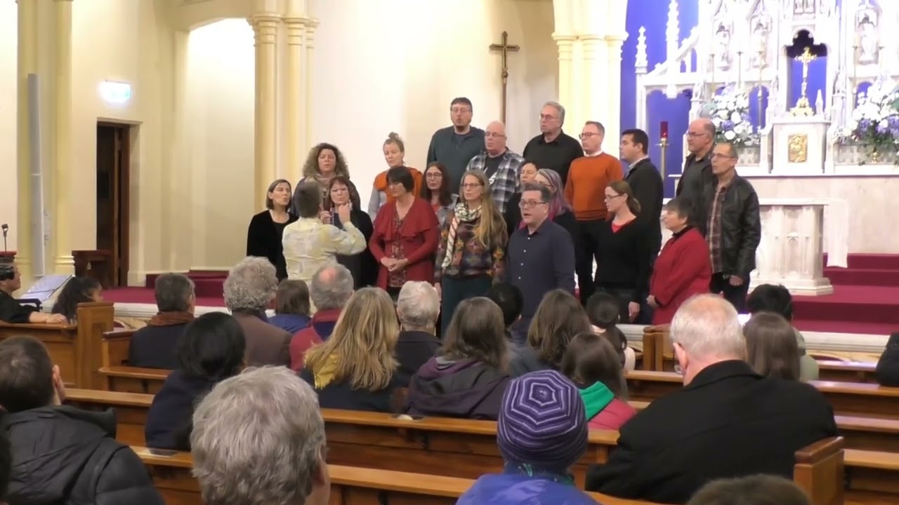 Rocket Man at St Mary of the Angels church in 2021