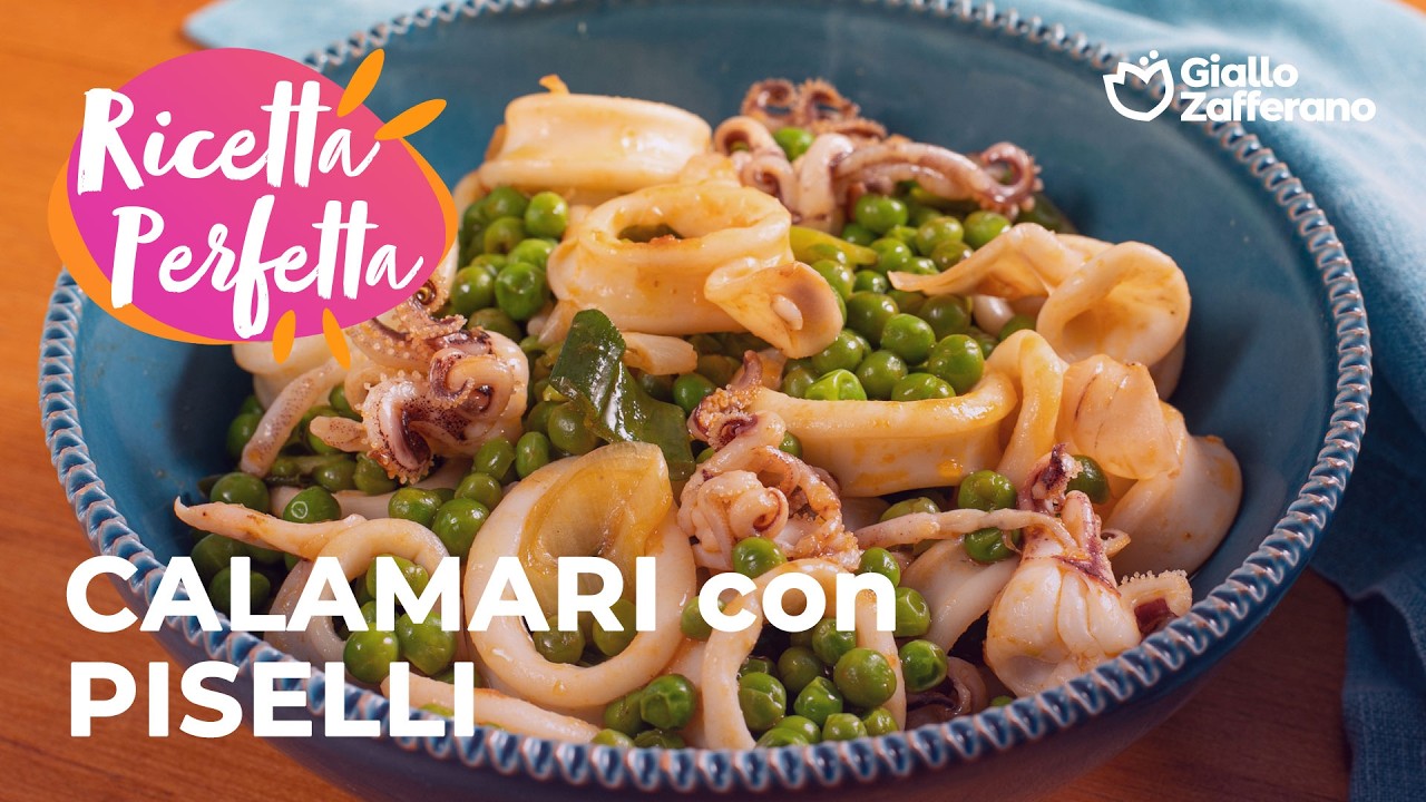 CALAMARI con PISELLI: il grande classico che profuma di mare 🦑💚