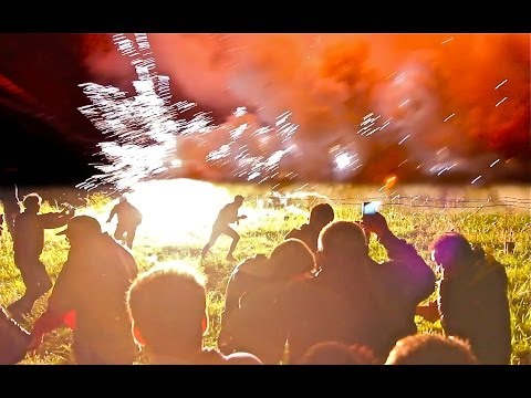 |HD| Batteria alla Bolognese / Pirolandia, San Severo 2014 (Fireworks, Vuurwerk, Feuerwerk)