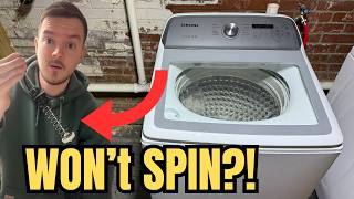 Samsung Washer Won’t Spin? Easy Fix (Suspension Rod Replacement)
