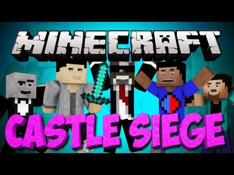 Minecraft CASTLE SIEGE w/ JeromeASF, NoahCraft and More
