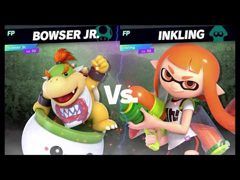 Super Smash Bros Ultimate Amiibo Fights   Request #8473 Bowser Jr vs Inkling