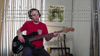 CAKE - Daria - Bass Tabs and Cover by Pea