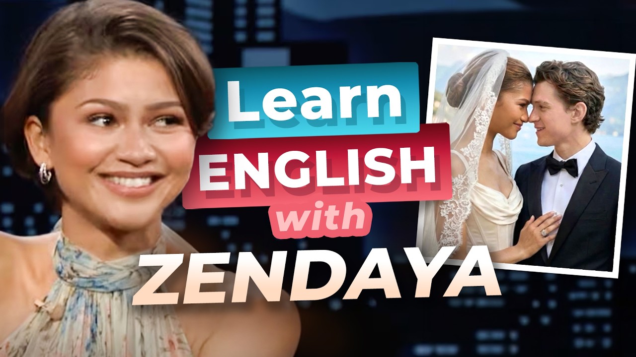 Learn English with ZENDAYA — Wedding Photos with Tom Holland: REAL or A.I.?