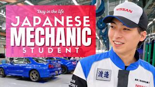 Day in the Life of a Japanese Mechanic School Student