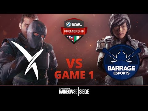 [Rainbow Six] Vexed vs Barrage - Playoffs Game 1 - ESL Premiership Winter 2018