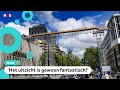 Rotterdammers lopen op 30 meter hoogte over de stad