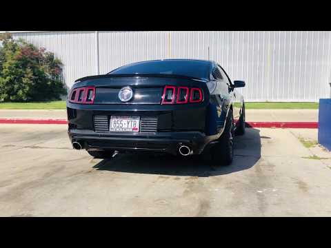 Ford Mustang with BBK Long Tube Headers Catted X Pipe and Roush