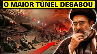 Maiores túneis do Irã desmoronaram! 300.000 soldados iranianos PRESOS sem ajuda!