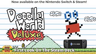 Doodle World Deluxe on Steam Deck ! First Look that includes Doodle World Redrawn!