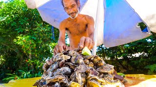 Rio’s OYSTER MAN + Brazilian Seafood Claypot Fish in Rio de Janeiro, Brazil! - YouTube