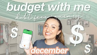 BUDGET WITH ME DECEMBER 2021 | debt free journey