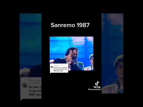 Michele Zarrillo - La notte dei pensieri (Sanremo 1987)