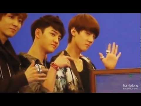 EXO-K Genie making film. Sehun focused(My lady). 지니 메이킹 필름 세훈 중심.