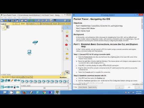 2.1.4.6 Packet Tracer - Navigating the IOS