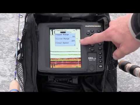 Ice Fishing | 2D sonar mode of the Humminbird 688ci | The Technological Angler
