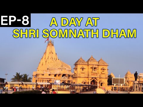 EP 8 Diu to Shri Somnath Dham | Gaulok Dham mBhalka Teertha, Ahilya Bai temple,