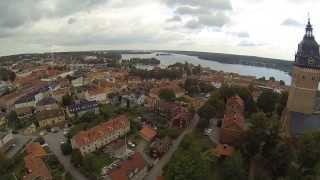 preview picture of video 'Testflygning 2 runt Strängnäs domkyrka 2013-09-15'