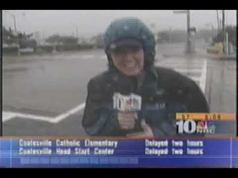 WCAU NBC10/Weather Channel clips 5PM-6PM Thursday September 18 2003 - Hurricane Isabel