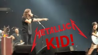 Download lagu Foo Fighters cover Enter Sandman w 10 year old KC ... mp3