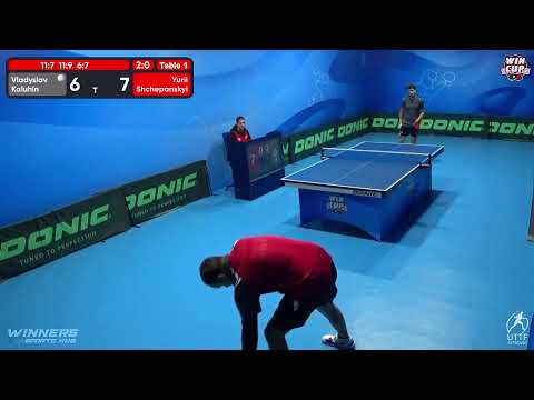17:30 Vladyslav Kaluhin 3 - 0 Yurii Shchepanskyi West 3 WIN CUP 12.10.2022 | TABLE TENNIS WINCUP