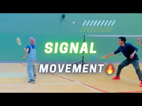 Signal movement 🔥🏸 | beginner | badminton | let’s play badminton