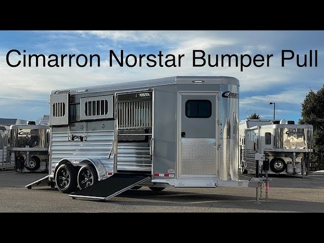 Preview image of 2024 Cimarron Norstar 2 Horse Straight Load Bumper Pull youtube video
