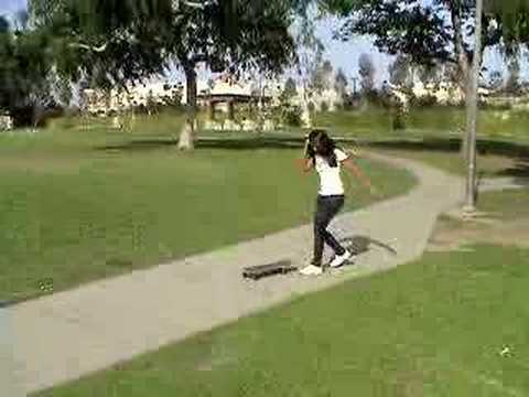 sammie can't skate :[