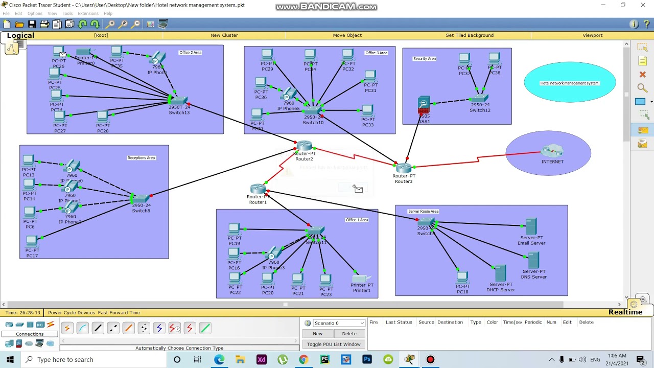 Cisco Hotel network management system full project| Jubaer Learning Tech