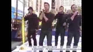 98 Degrees on The Today Show *Intro/Invisible Man* 8/17/12