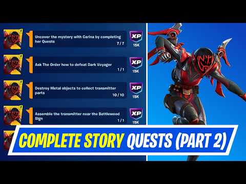 Fortnite Complete Story Quests (Part 1) - How to EASILY Complete Stranger Story Quests