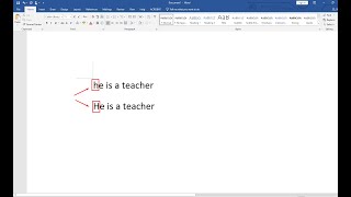 Enable or Disable Auto Capitalization in Word 2019 & 2016
