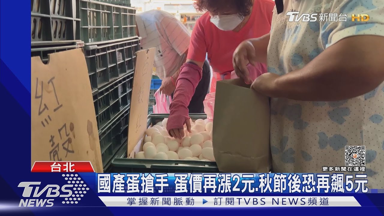 國產蛋搶手!蛋價再漲2元 秋節後恐再飆5元