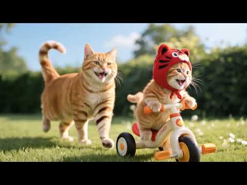 Mama Cat Toils to Raisa Kittens–Cooks Big Maels  Knits Warm Clothes & Gives All Her Love! 🐾🍳🧶❤