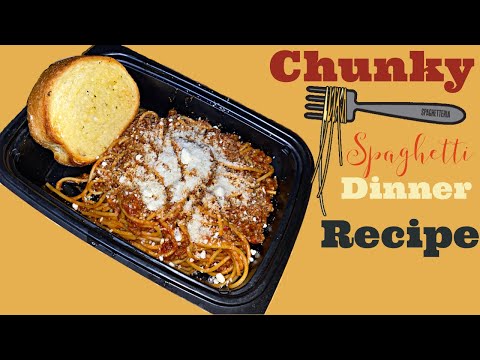 Chunky Spaghetti Dinner Recipe 🍝 | Mind of Mia| #30minmeal #eatwithus #foody
