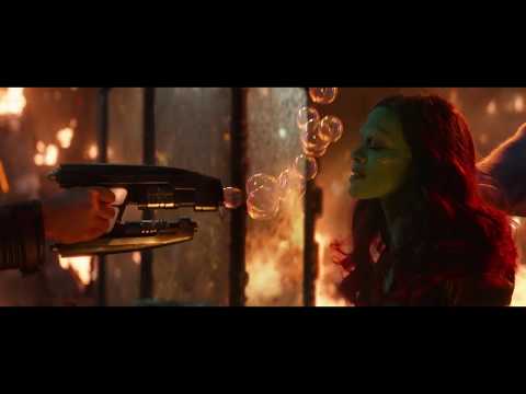 Thanos Changes Star-Lord's Gun To A Bubble Gun Scene (HD) | Avengers Infinity War