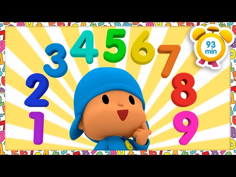 🔢 POCOYO ENGLISH - Learn The Numbers From 1 to 10 [93 min] Full Episodes |VIDEOS & CARTOONS for KIDS