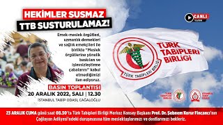 Hekimler Susmaz, TTB Susturulamaz!