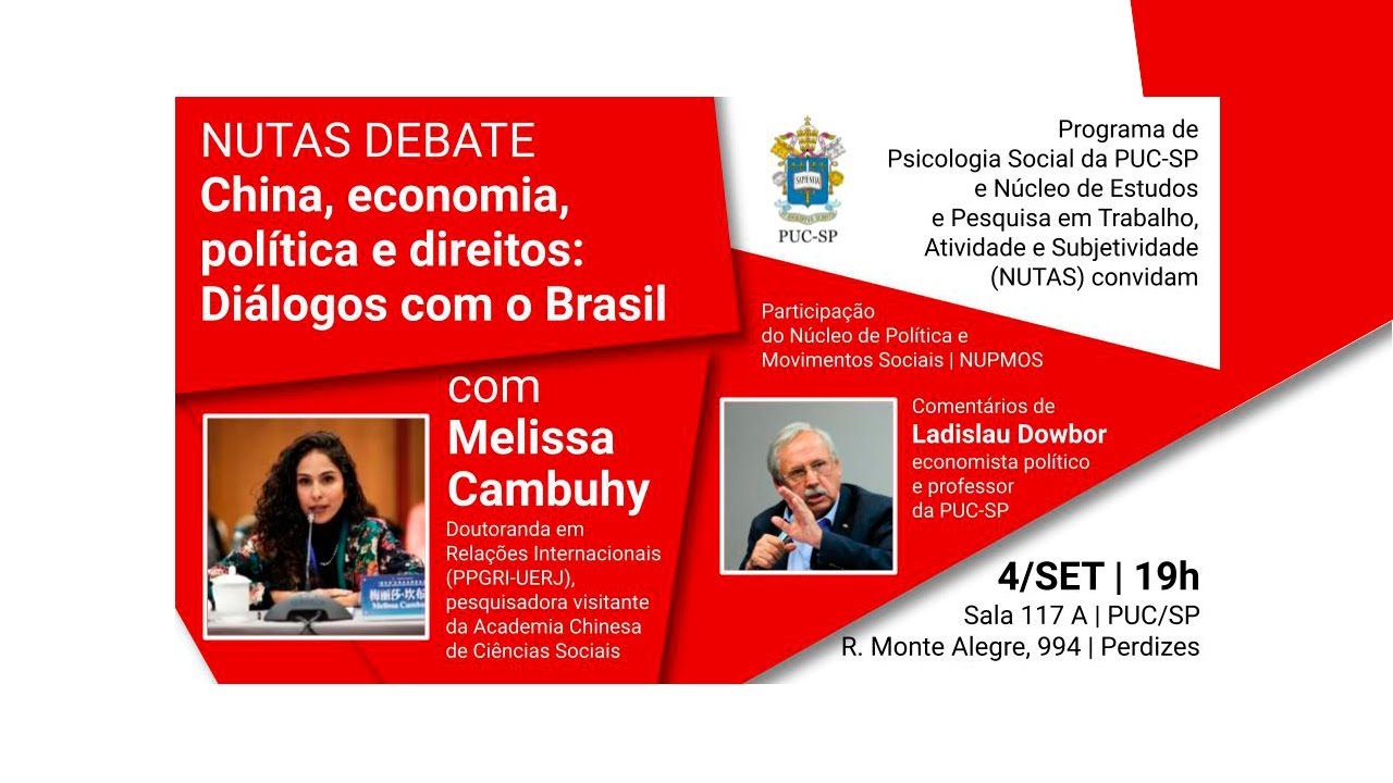 NUTAS DEBATE - China, economia, política e direitos: Diálogos com o Brasil