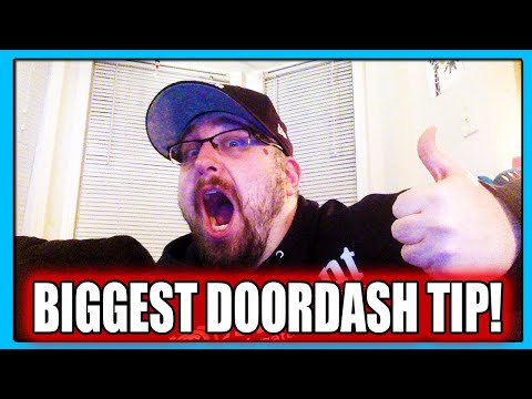 THE BIGGEST DOORDASH TIP IN HISTORY!