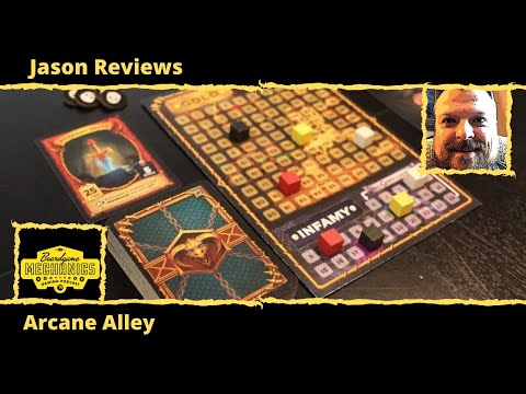 Jason's Board Game Diagnostics of Arcane Alley