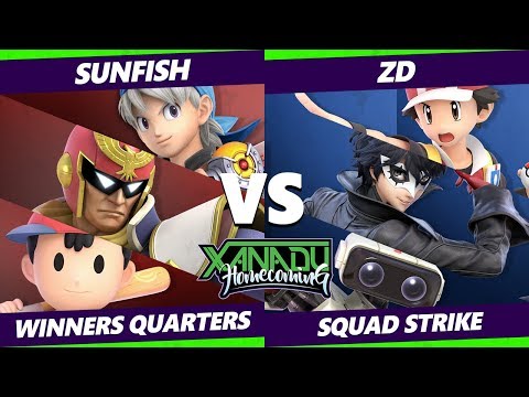 Xanadu Homecoming Squad Strike Winners Quarters - Sunfish Vs. ZD Smash Ultimate - SSBU