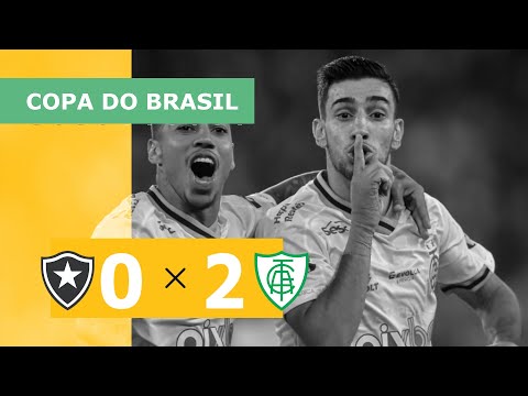 Botafogo 0 x 2 América-MG - Gols - 14/07 - Copa do Brasil 2022