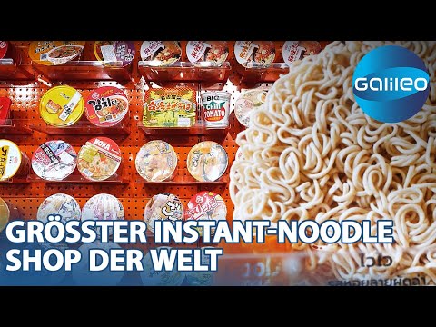 , title : 'Bis zu 400 Sorten! Der größte Instant-Noodle Shop der Welt | Galileo | ProSieben |'
