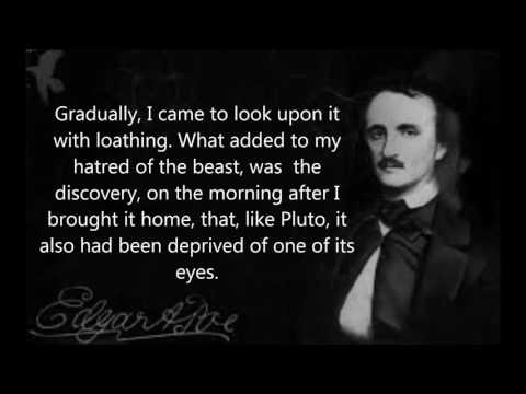 Edgar Allan Poe - The Black Cat with subtitles (Read by Christopher Lee)