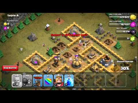 Clash of Clans Level 37: Triple A (walkthrough)