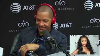 Angie Martinez Tests Out Peter Gunz Baby Daddy Skills